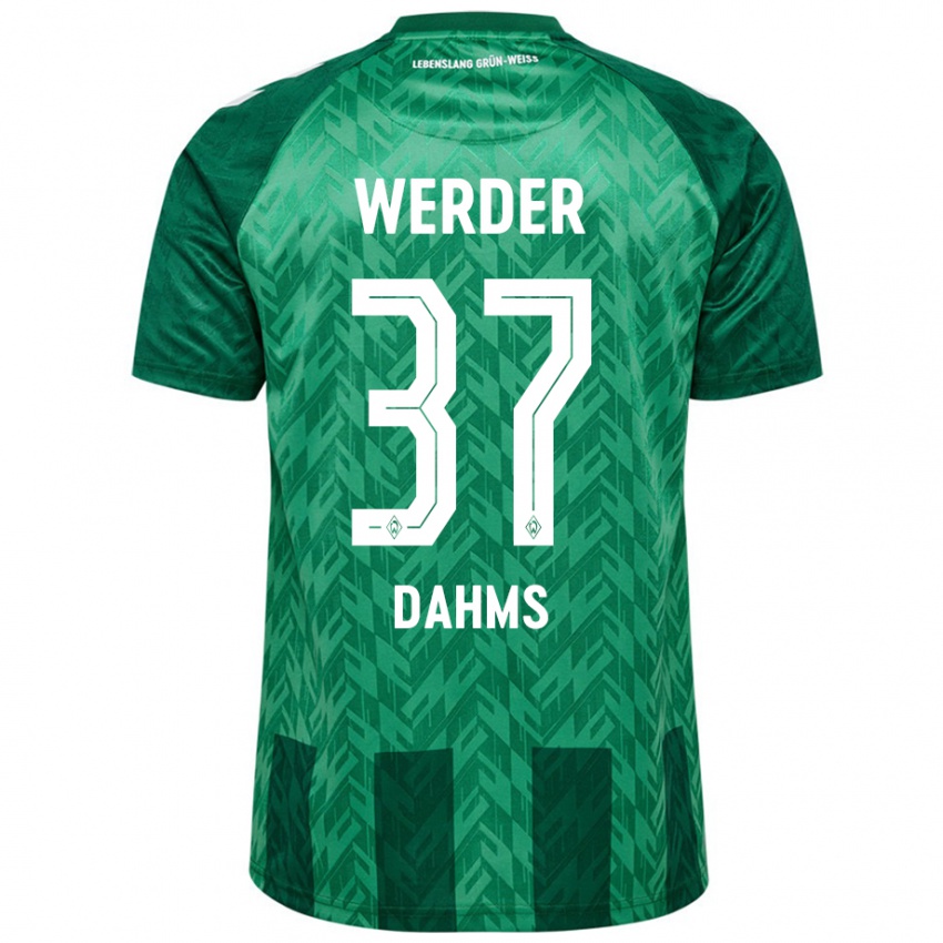 Heren Lena Dahms #37 Groen Thuisshirt Thuistenue 2024/25 T-Shirt België