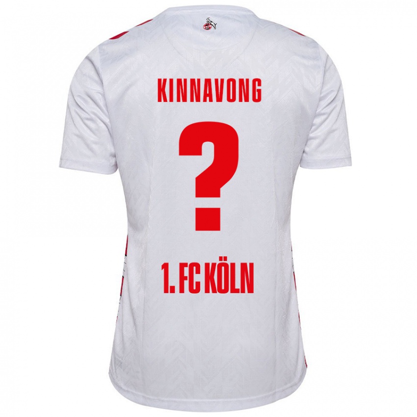 Homme Maillot Jordan Kinnavong #0 Blanc Rouge Tenues Domicile 2024/25 T-Shirt Belgique