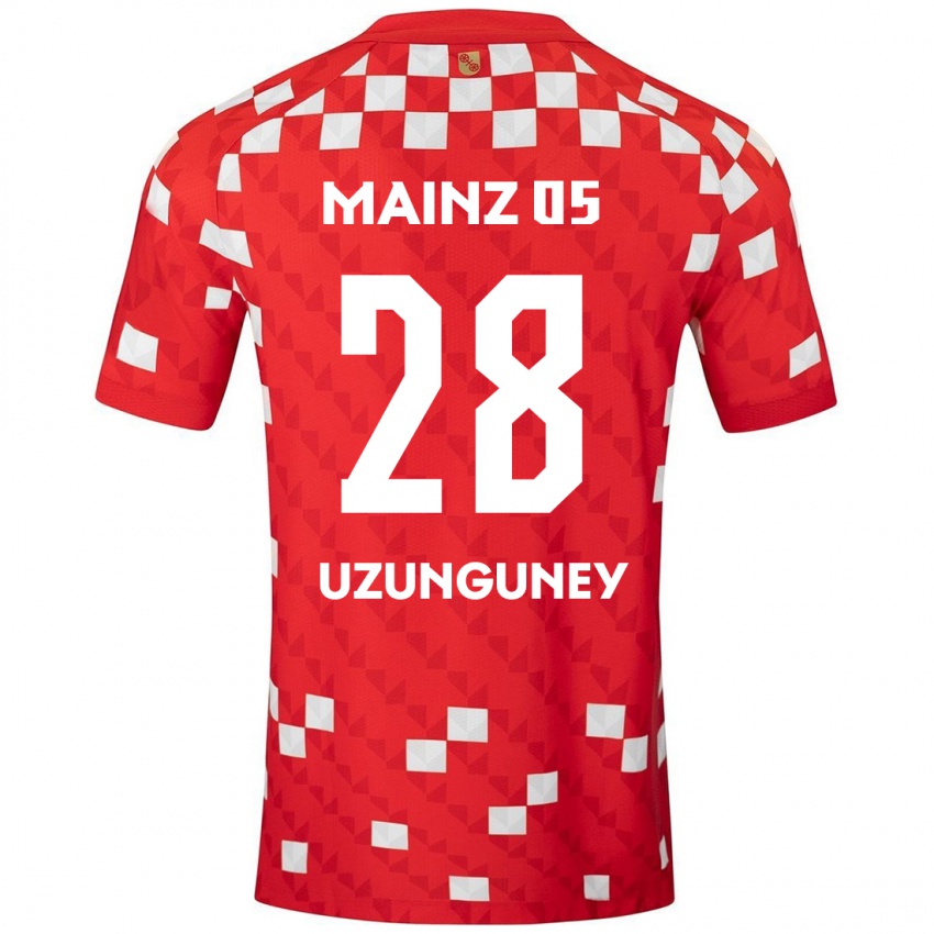 Heren Ebru Uzungüney #28 Wit Rood Thuisshirt Thuistenue 2024/25 T-Shirt België