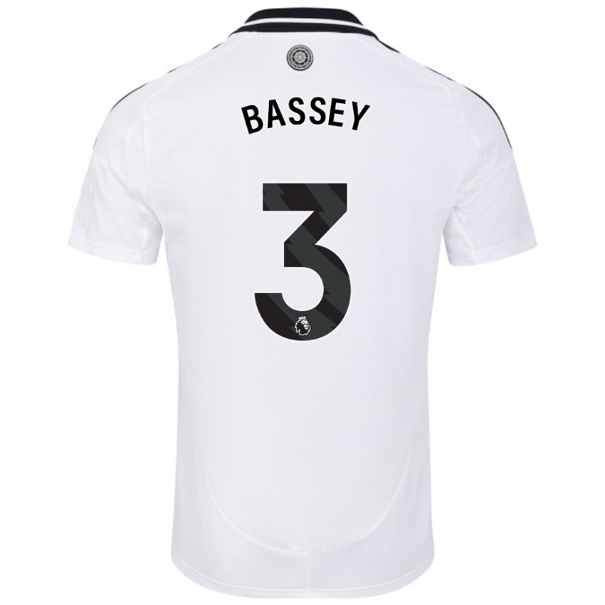 Heren Calvin Bassey #3 Wit Thuisshirt Thuistenue 2024/25 T-Shirt België