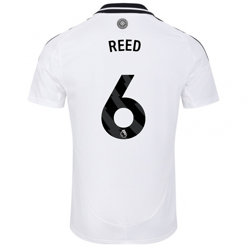 Heren Harrison Reed #6 Wit Thuisshirt Thuistenue 2024/25 T-Shirt België