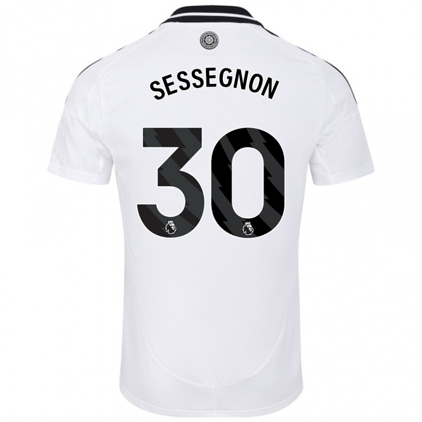 Heren Ryan Sessegnon #30 Wit Thuisshirt Thuistenue 2024/25 T-Shirt België