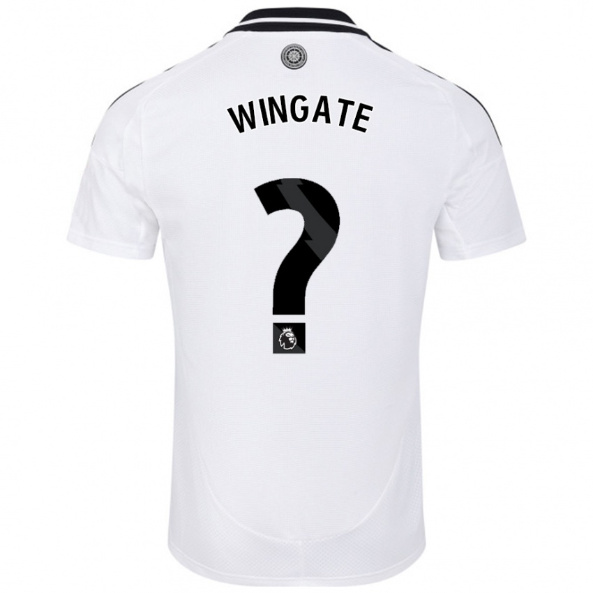 Heren Tom Wingate #0 Wit Thuisshirt Thuistenue 2024/25 T-Shirt België