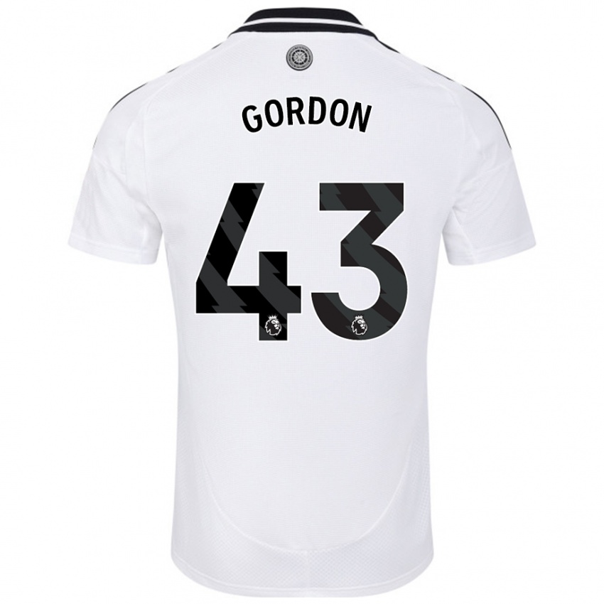 Heren Lemar Gordon #43 Wit Thuisshirt Thuistenue 2024/25 T-Shirt België