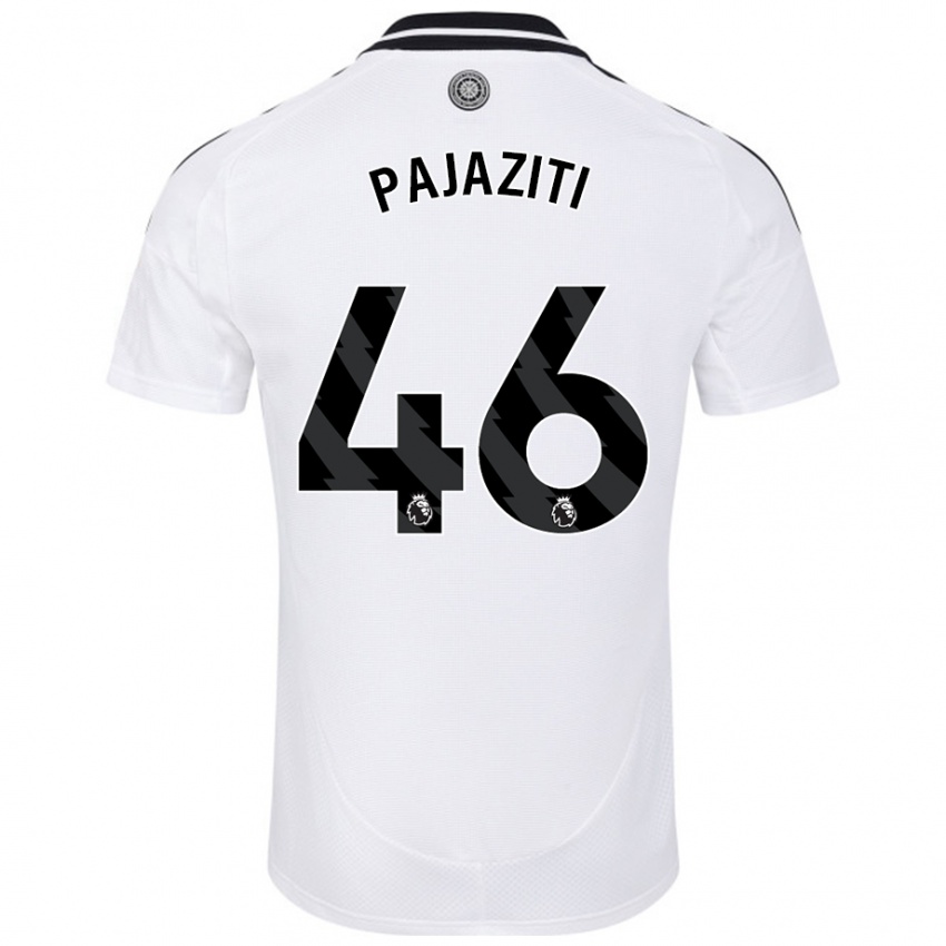 Heren Adrion Pajaziti #46 Wit Thuisshirt Thuistenue 2024/25 T-Shirt België