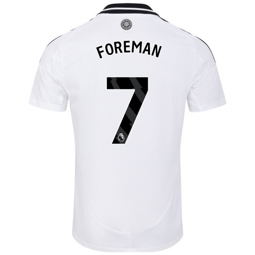 Heren Tia Foreman #7 Wit Thuisshirt Thuistenue 2024/25 T-Shirt België