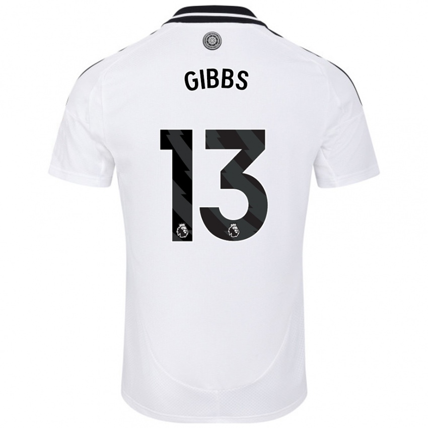 Heren Frankie Gibbs #13 Wit Thuisshirt Thuistenue 2024/25 T-Shirt België