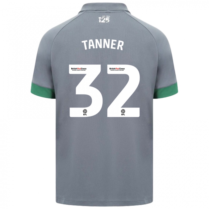 Heren Ollie Tanner #32 Donkergrijs Uitshirt Uittenue 2024/25 T-Shirt België