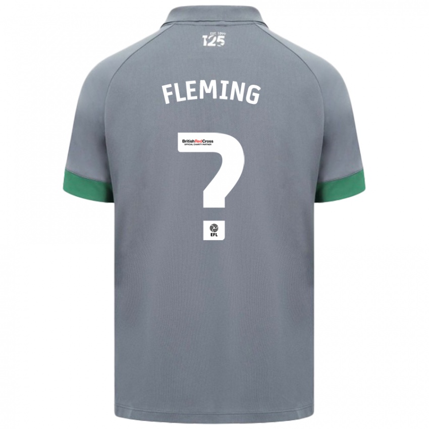 Heren Cole Fleming #0 Donkergrijs Uitshirt Uittenue 2024/25 T-Shirt België