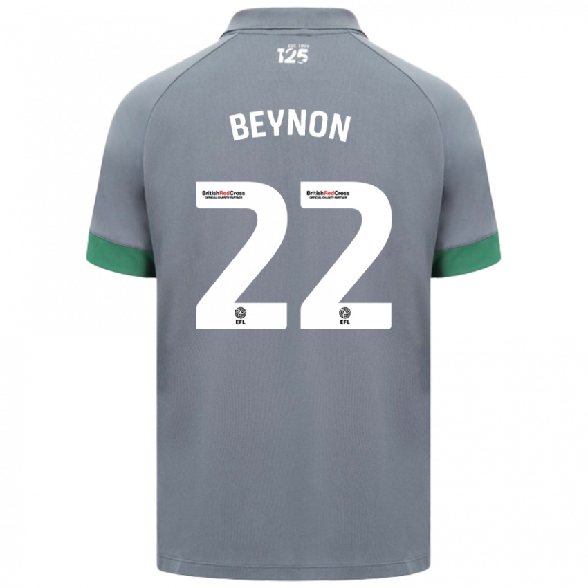 Heren Emma Beynon #22 Donkergrijs Uitshirt Uittenue 2024/25 T-Shirt België