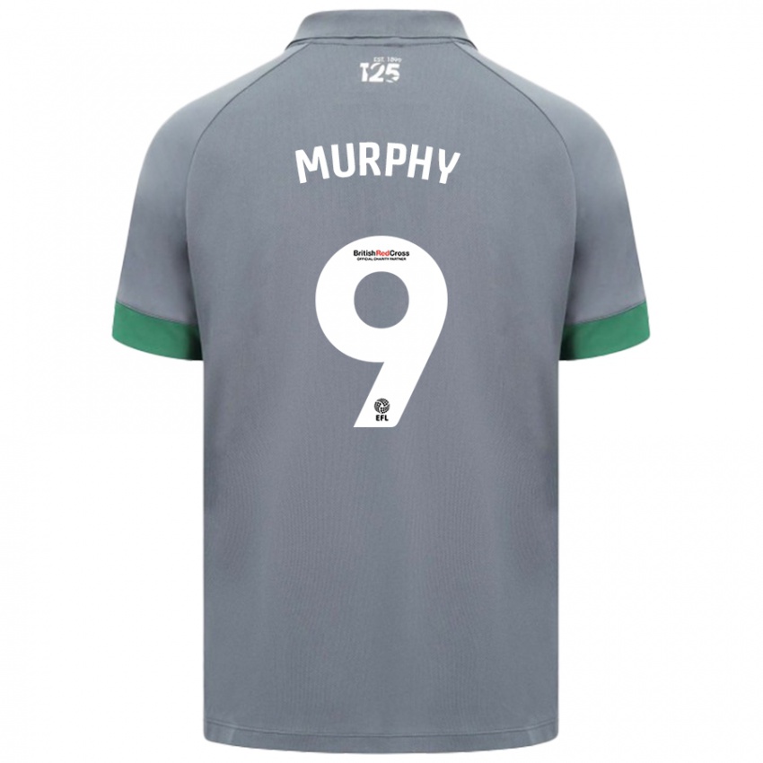 Heren Alana Murphy #9 Donkergrijs Uitshirt Uittenue 2024/25 T-Shirt België