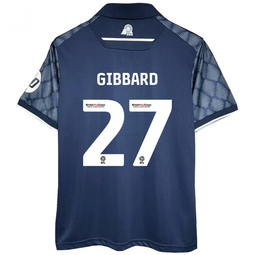 Heren Mari Gibbard #27 Zwart Uitshirt Uittenue 2024/25 T-Shirt België