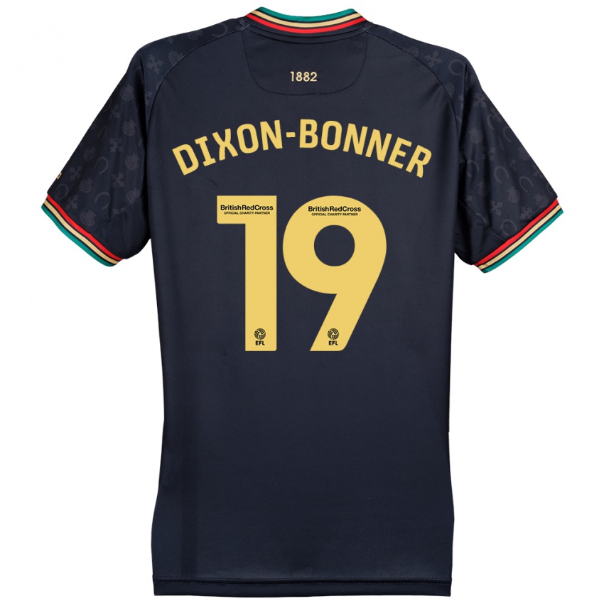 Herren Elijah Dixon-Bonner #19 Dunkelmarineblau Auswärtstrikot Trikot 2024/25 T-Shirt Belgien