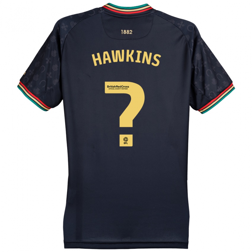 Herren Henry Hawkins #0 Dunkelmarineblau Auswärtstrikot Trikot 2024/25 T-Shirt Belgien