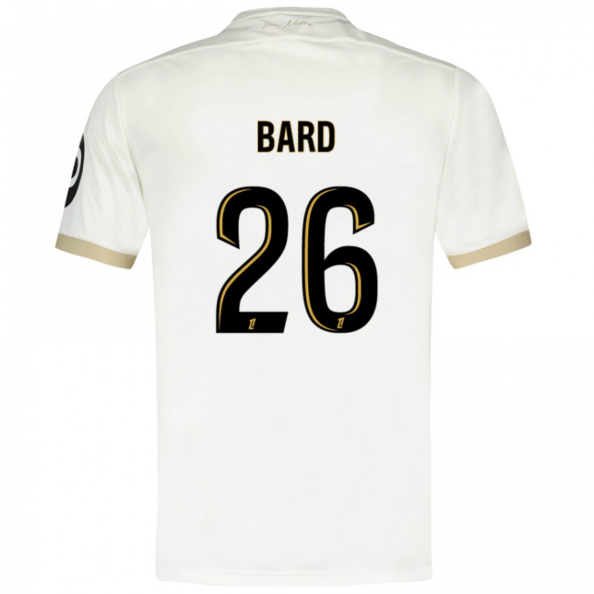 Heren Melvin Bard #26 Wit Goud Uitshirt Uittenue 2024/25 T-Shirt België