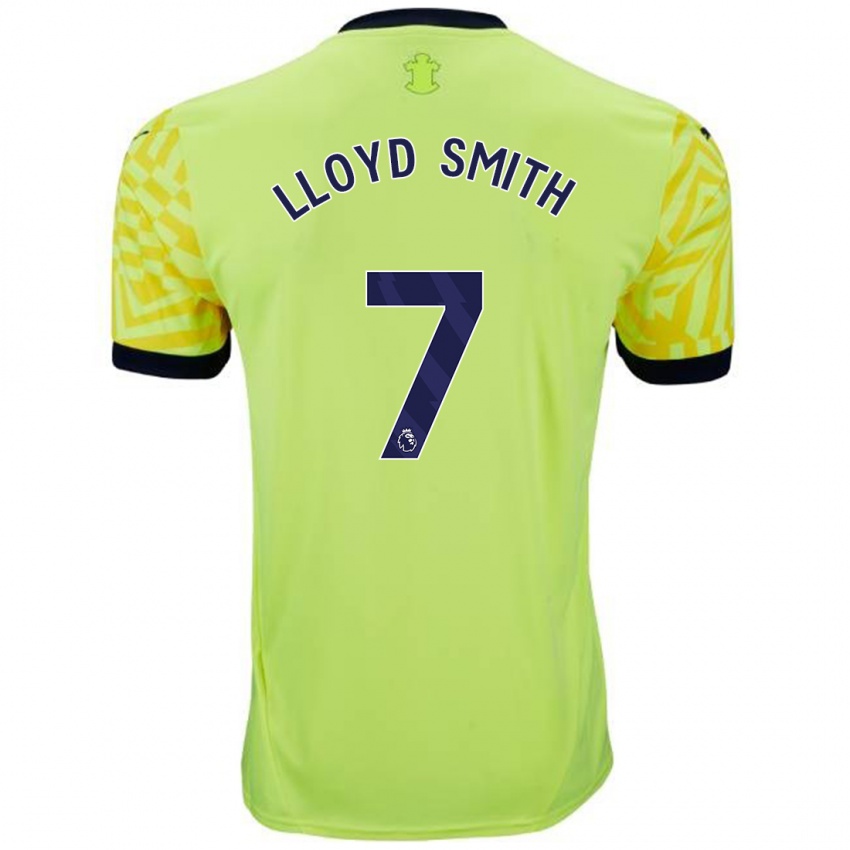 Homme Maillot Lexi Lloyd-Smith #7 Jaune Tenues Extérieur 2024/25 T-Shirt Belgique