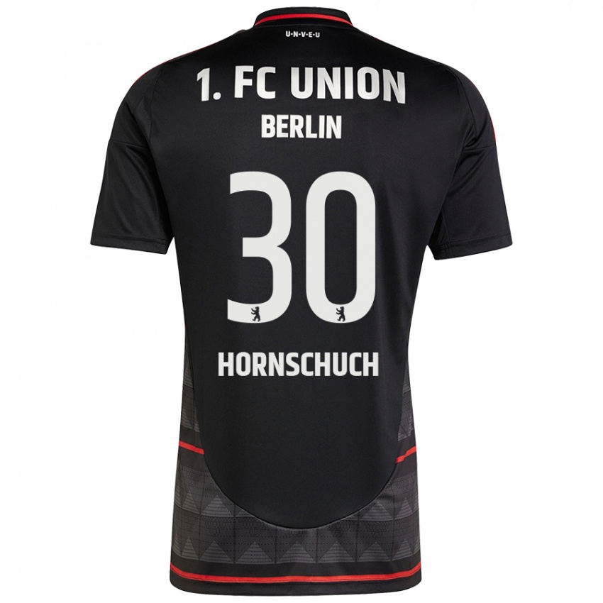 Herren Sarah Hornschuch #30 Schwarz Auswärtstrikot Trikot 2024/25 T-Shirt Belgien