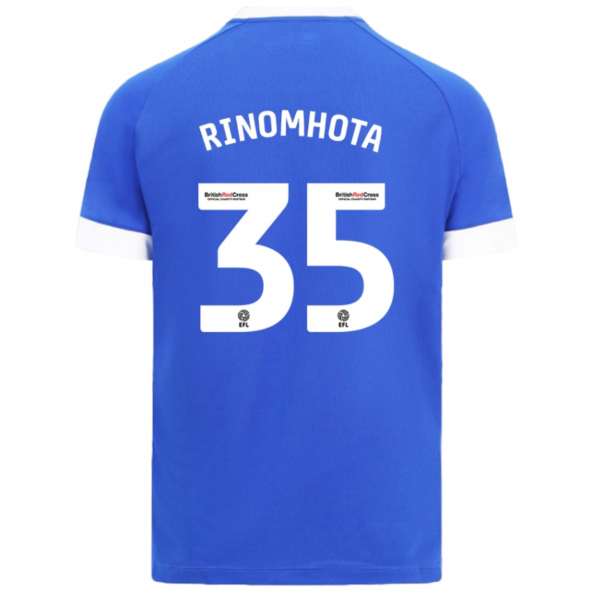 Damen Andy Rinomhota #35 Himmelblau Heimtrikot Trikot 2024/25 T-Shirt Belgien