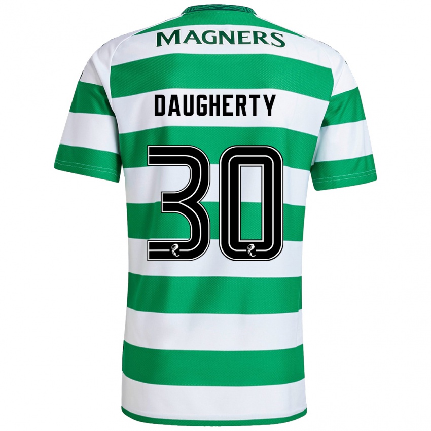 Dames Kelsey Daugherty #30 Groen Wit Thuisshirt Thuistenue 2024/25 T-Shirt België