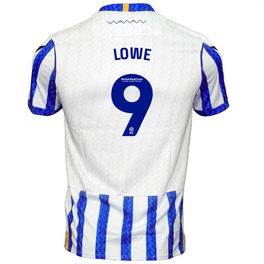 Dames Jamal Lowe #9 Blauw Wit Thuisshirt Thuistenue 2024/25 T-Shirt België