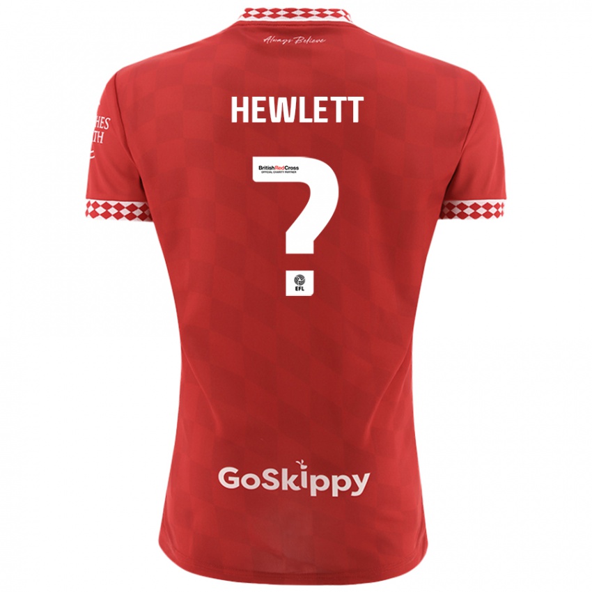 Dames Callum Hewlett #0 Rood Thuisshirt Thuistenue 2024/25 T-Shirt België