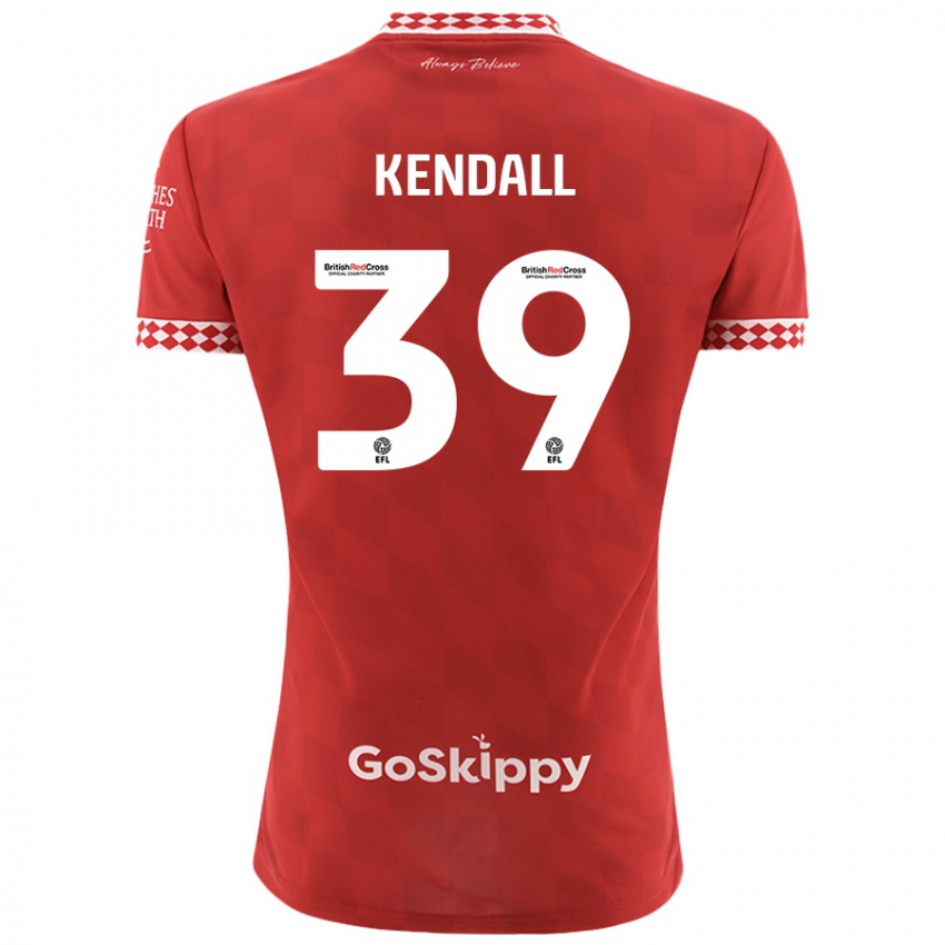 Dames Maya Kendall #39 Rood Thuisshirt Thuistenue 2024/25 T-Shirt België