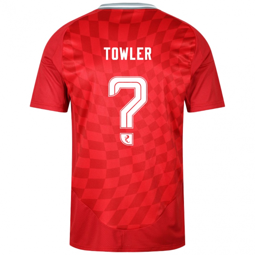 Dames Evan Towler #0 Rood Thuisshirt Thuistenue 2024/25 T-Shirt België