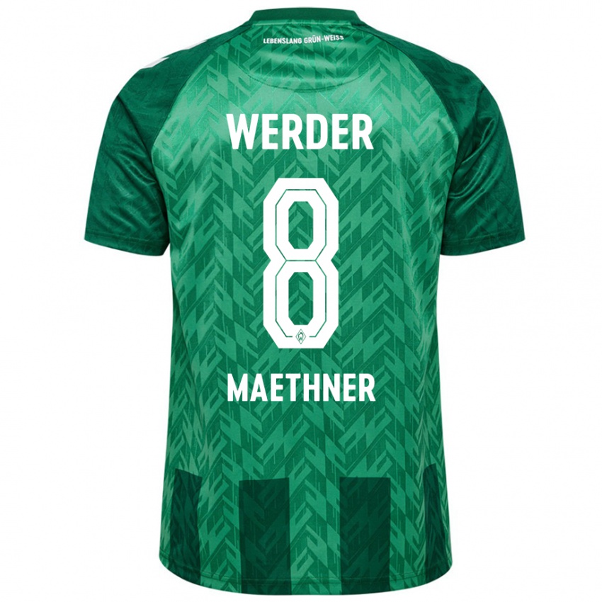 Dames Finn Maethner #8 Groen Thuisshirt Thuistenue 2024/25 T-Shirt België