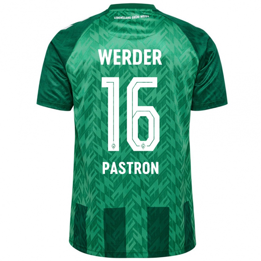 Dames Alvin Pastron #16 Groen Thuisshirt Thuistenue 2024/25 T-Shirt België