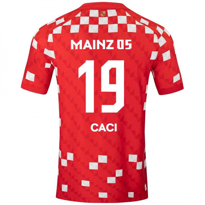 Dames Anthony Caci #19 Wit Rood Thuisshirt Thuistenue 2024/25 T-Shirt België