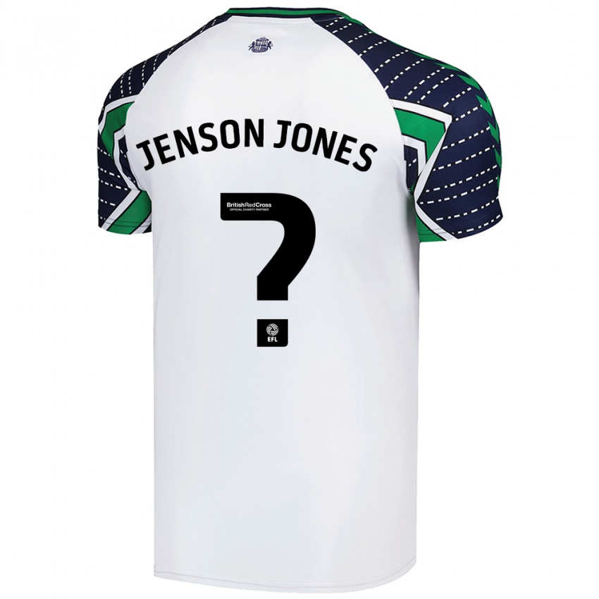 Dames Jenson Jones #0 Wit Uitshirt Uittenue 2024/25 T-Shirt België