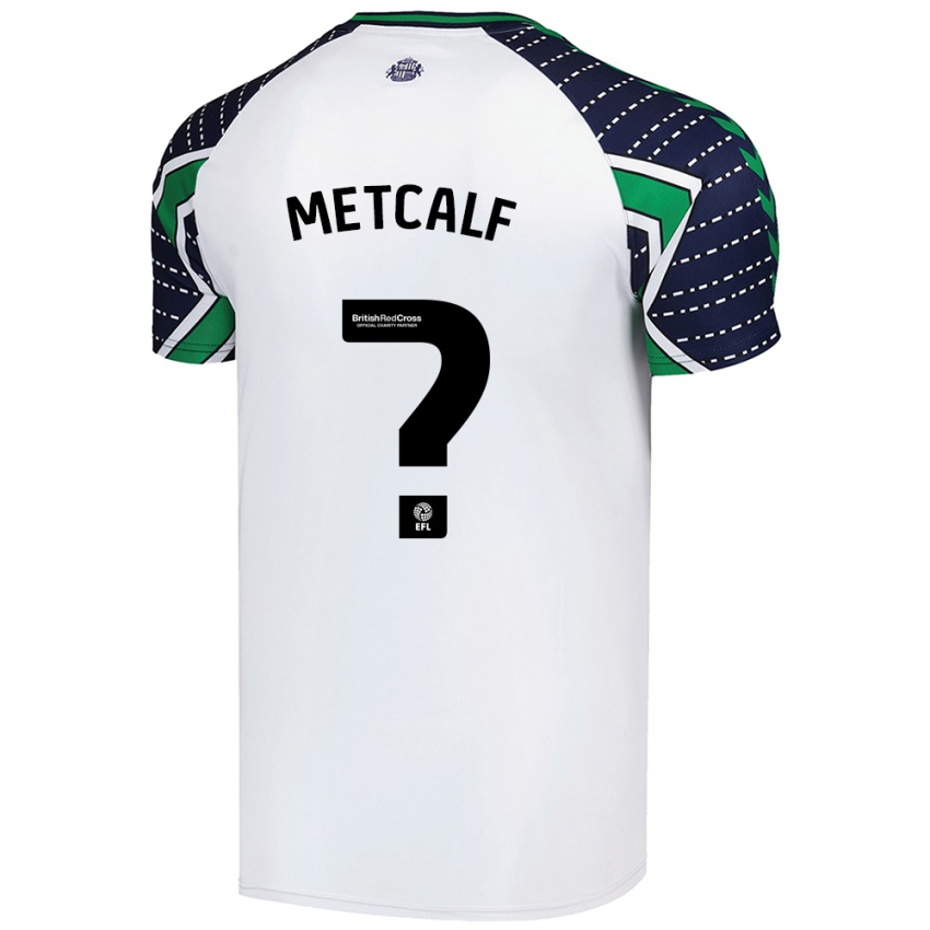 Dames Ben Metcalf #0 Wit Uitshirt Uittenue 2024/25 T-Shirt België