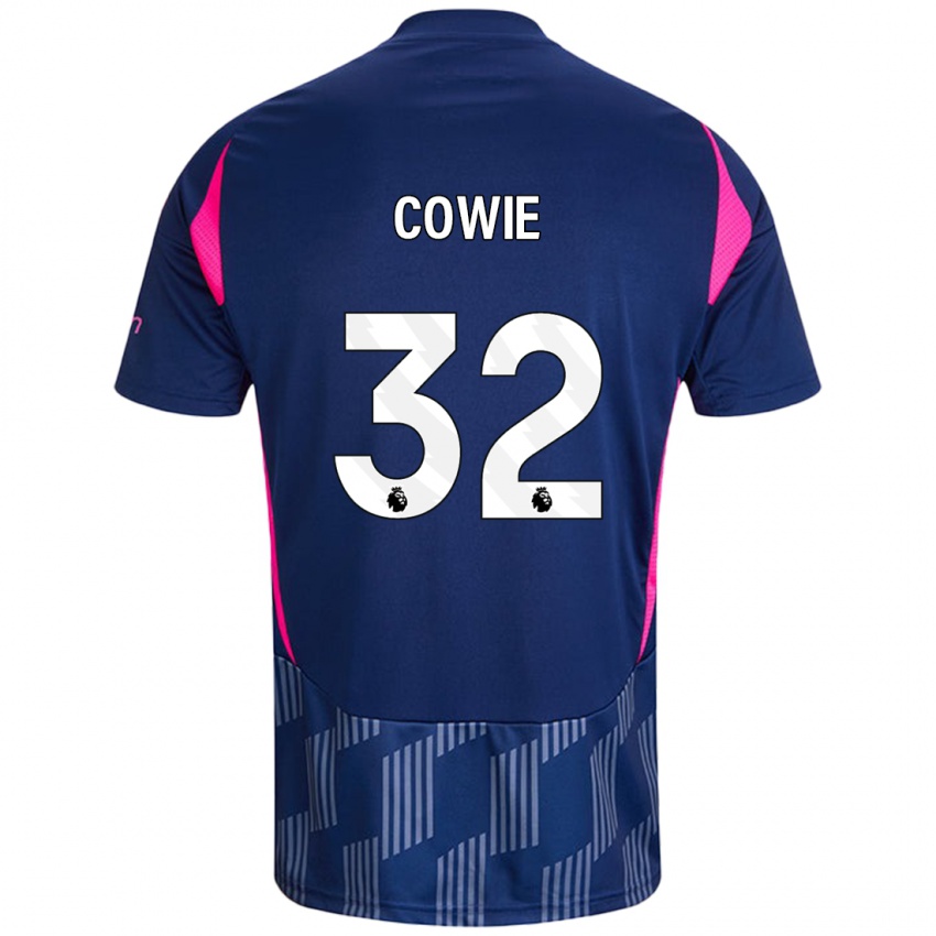 Damen Abi Cowie #32 Königsblau Rosa Auswärtstrikot Trikot 2024/25 T-Shirt Belgien