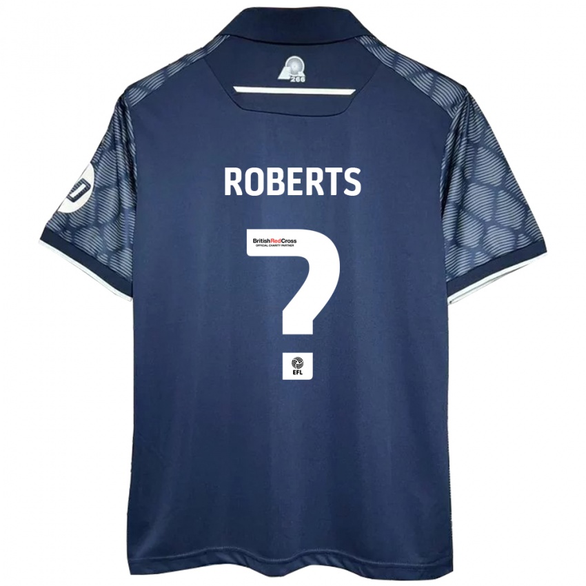 Dames Hari Roberts #0 Zwart Uitshirt Uittenue 2024/25 T-Shirt België