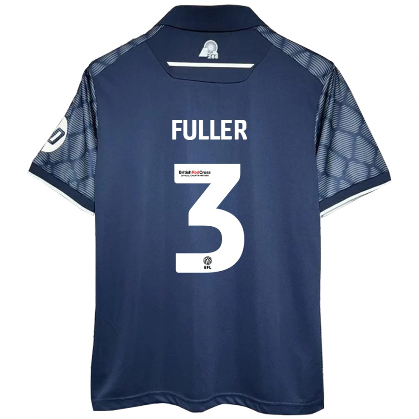 Dames Olivia Fuller #3 Zwart Uitshirt Uittenue 2024/25 T-Shirt België