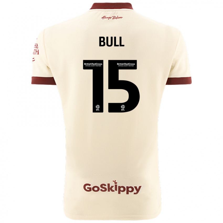 Dames Jasmine Bull #15 Crèmewit Uitshirt Uittenue 2024/25 T-Shirt België