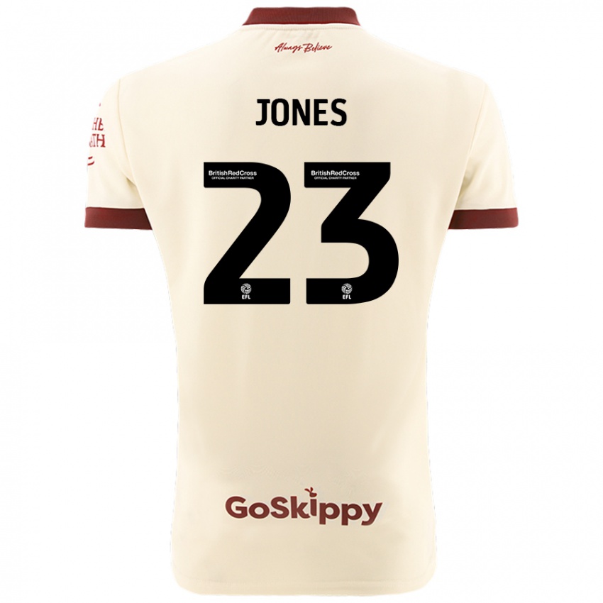 Dames Carrie Jones #23 Crèmewit Uitshirt Uittenue 2024/25 T-Shirt België