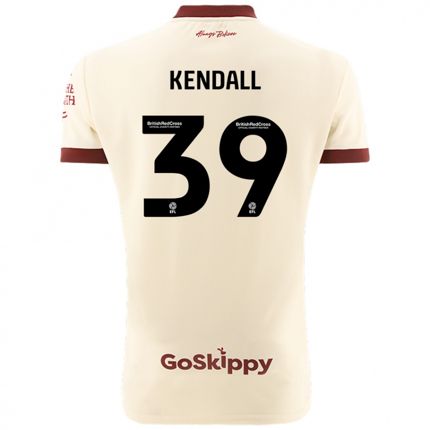 Dames Maya Kendall #39 Crèmewit Uitshirt Uittenue 2024/25 T-Shirt België