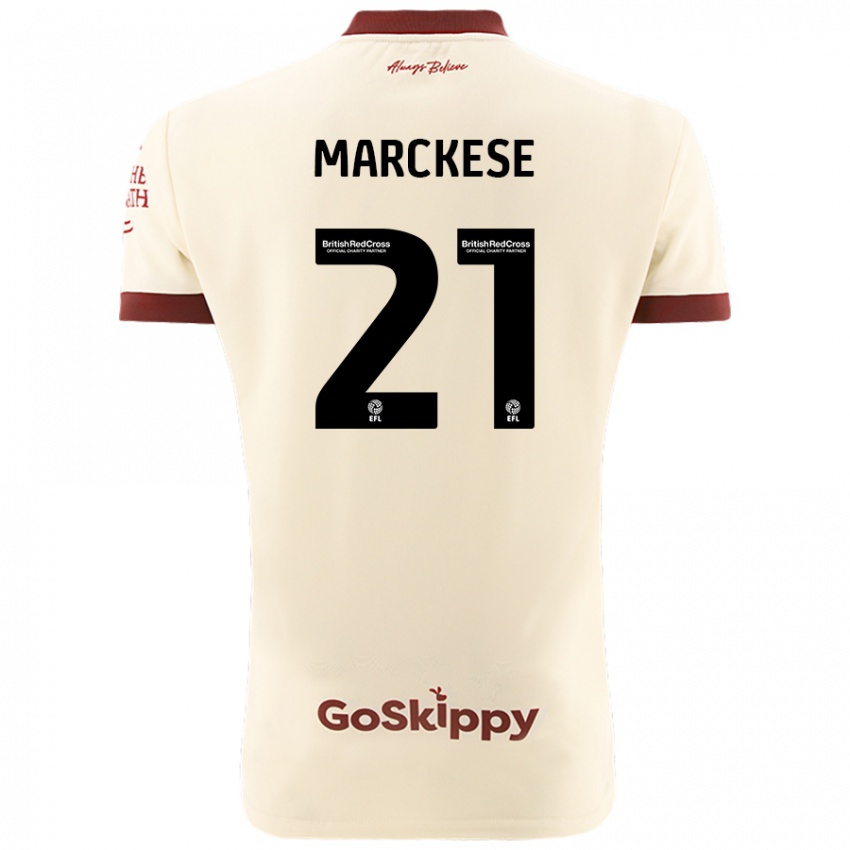 Dames Kaylan Marckese #21 Crèmewit Uitshirt Uittenue 2024/25 T-Shirt België