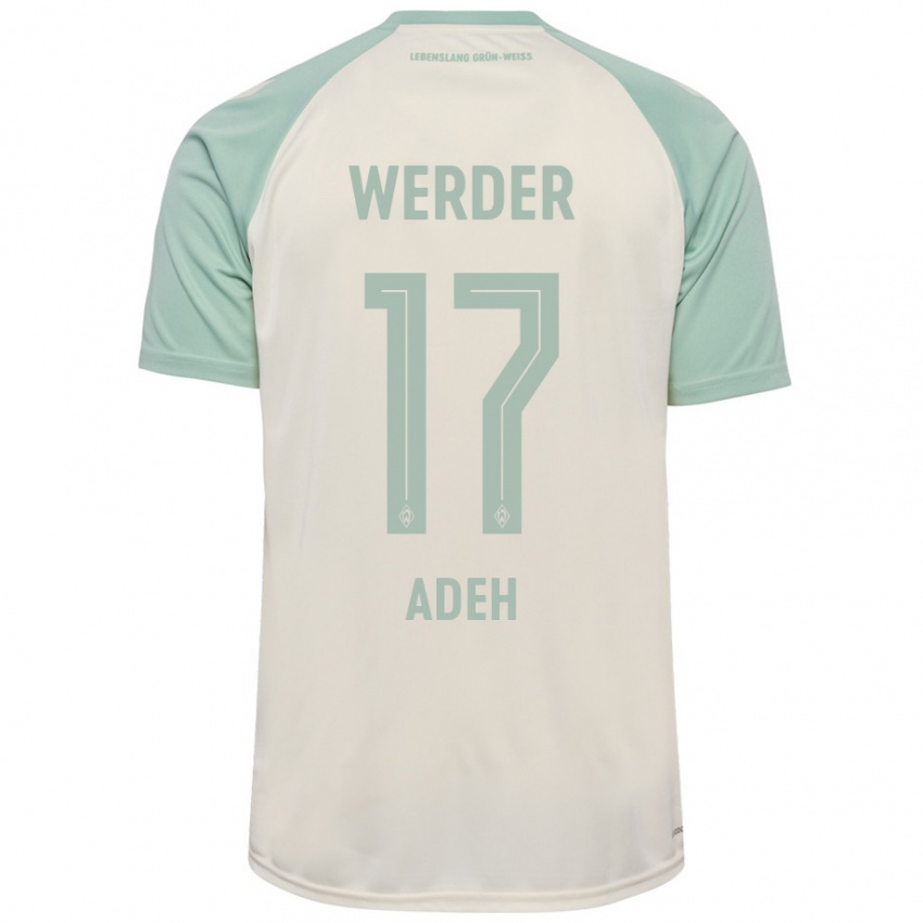 Dames Bob-Ignatius Adeh #17 Off-White Lichtgroen Uitshirt Uittenue 2024/25 T-Shirt België