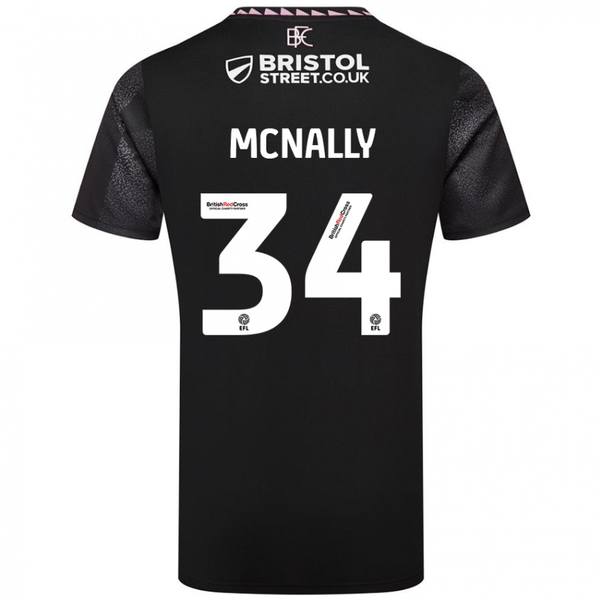 Dames Luke Mcnally #34 Zwart Uitshirt Uittenue 2024/25 T-Shirt België