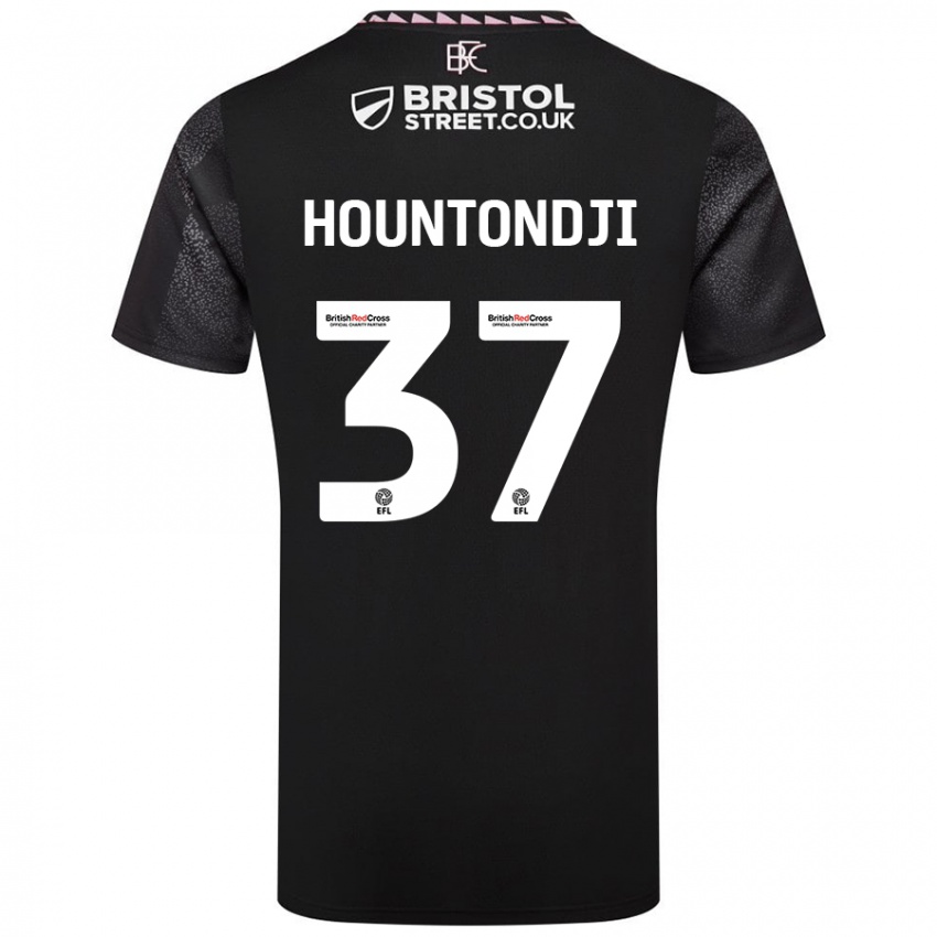 Dames Andreas Hountondji #37 Zwart Uitshirt Uittenue 2024/25 T-Shirt België