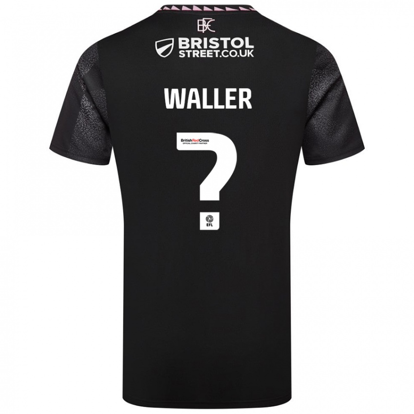 Dames Sam Waller #0 Zwart Uitshirt Uittenue 2024/25 T-Shirt België