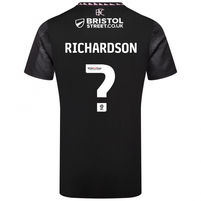 Dames Lewis Richardson #0 Zwart Uitshirt Uittenue 2024/25 T-Shirt België