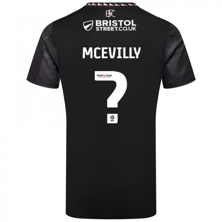 Dames Jack Mcevilly #0 Zwart Uitshirt Uittenue 2024/25 T-Shirt België