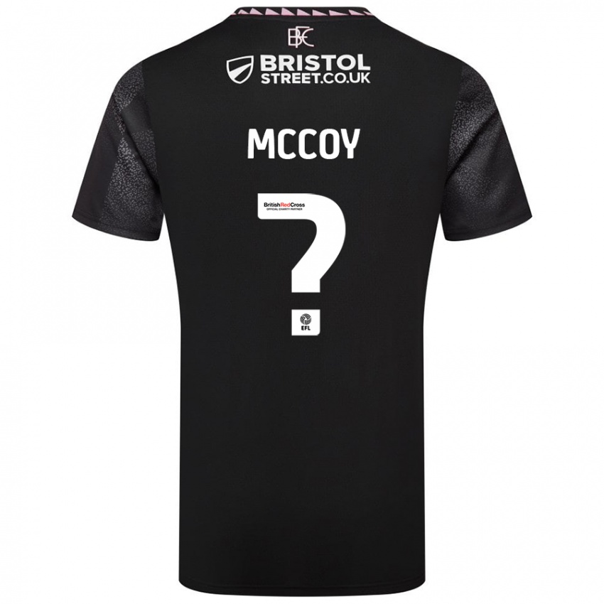 Dames Adam Mccoy #0 Zwart Uitshirt Uittenue 2024/25 T-Shirt België