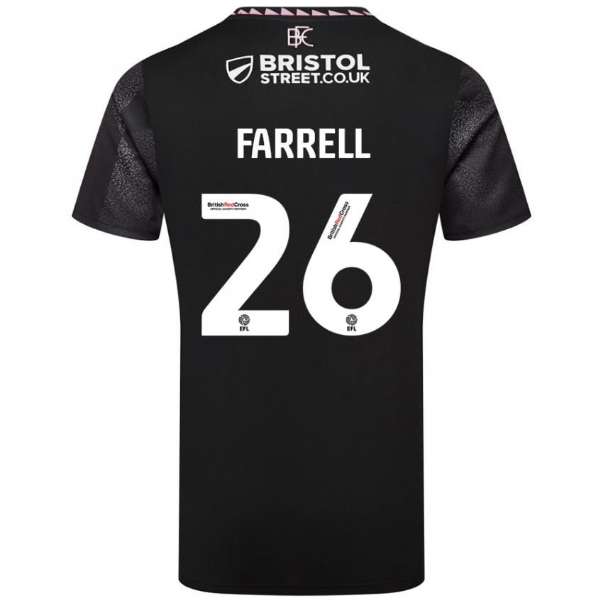 Dames Lucy Farrell #26 Zwart Uitshirt Uittenue 2024/25 T-Shirt België