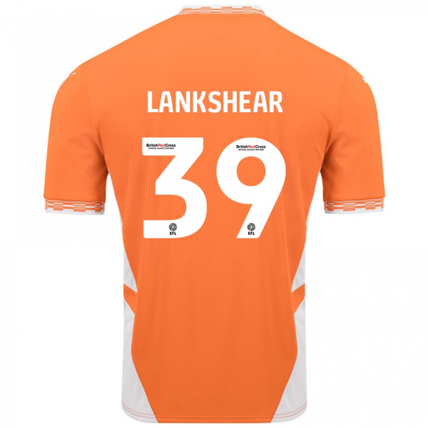 Kinderen Alex Lankshear #39 Oranje Wit Thuisshirt Thuistenue 2024/25 T-Shirt België