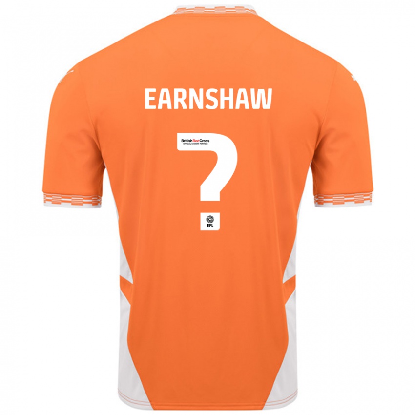 Kinderen Alice Earnshaw #0 Oranje Wit Thuisshirt Thuistenue 2024/25 T-Shirt België