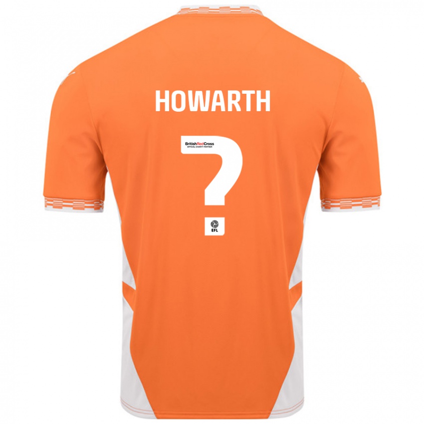 Kinderen Chloe Howarth #0 Oranje Wit Thuisshirt Thuistenue 2024/25 T-Shirt België